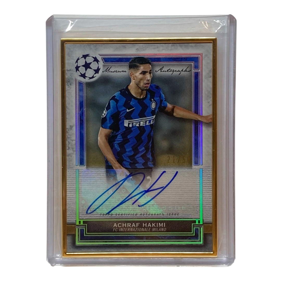 TOPPS サッカーカード MUSEUM COLLECTION ACHRAF HAKIMI INTERNAZIONALE MILANO 21/50 #FA-AH 中古 IT2拍卖