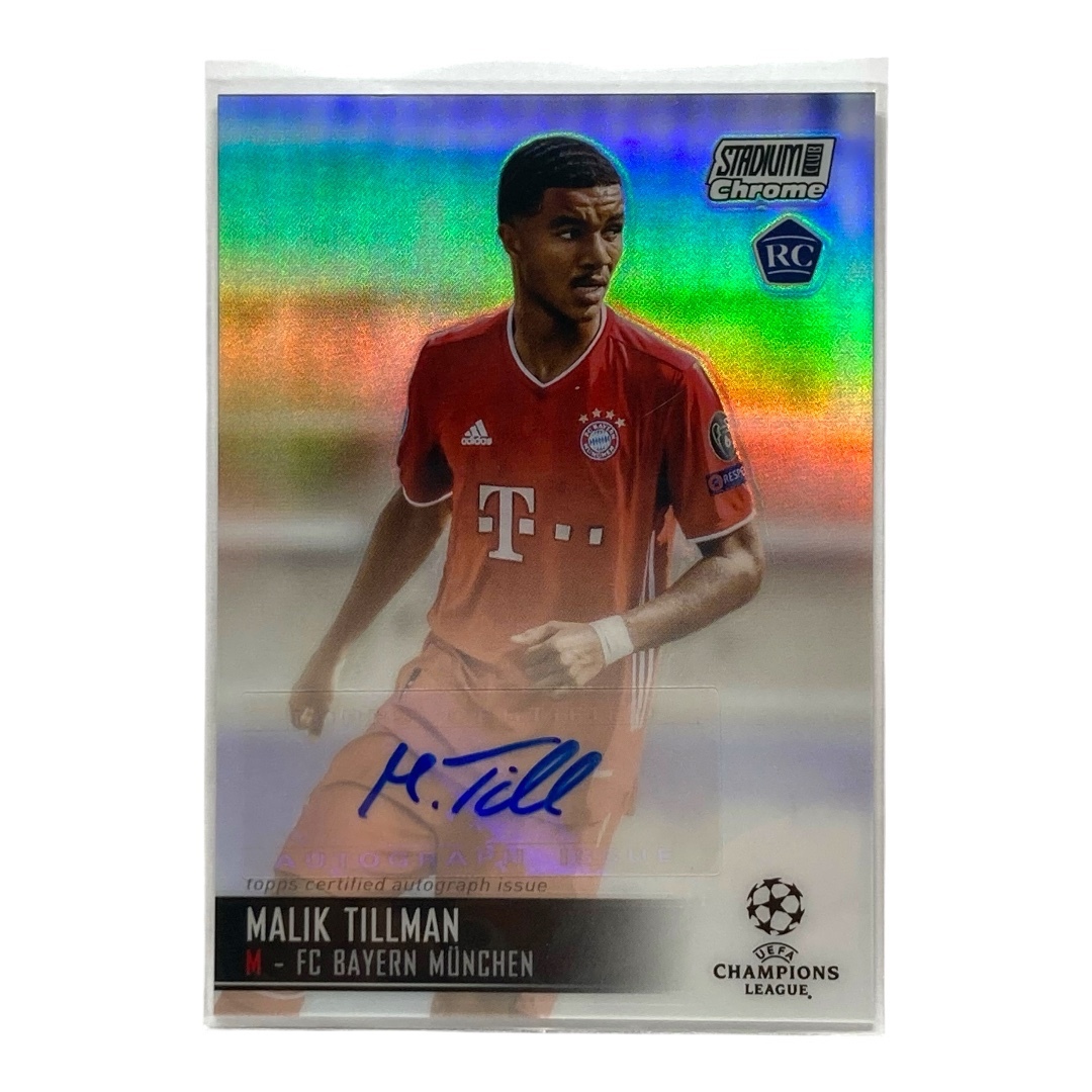 TOPPS サッカーカード STADIUM CLUB CHROME MALIK TILLMAN BAYERN #CA-MT 中古 IT2拍卖