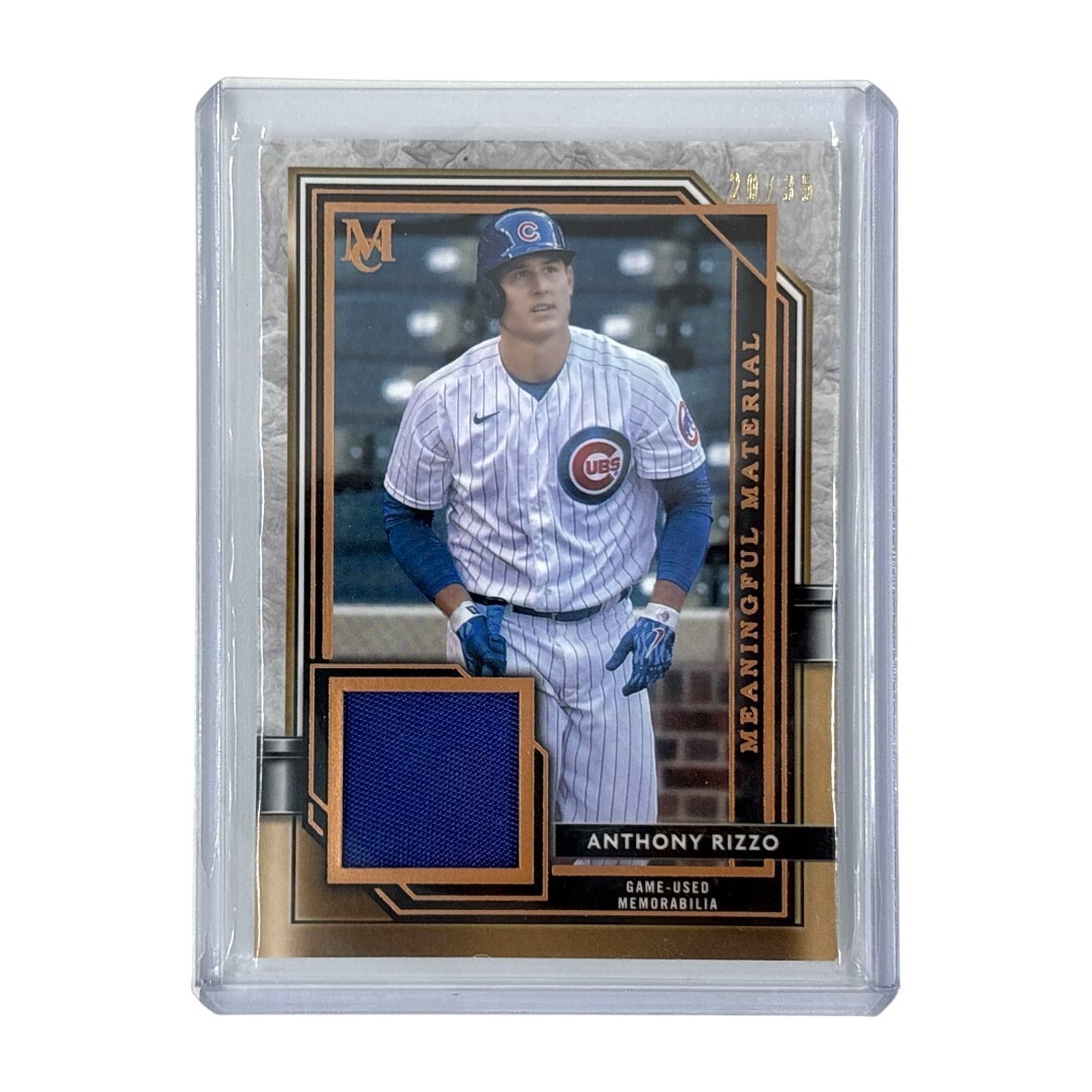 TOPPS MLBカード MUSEUM COLLECTION ANTHONY RIZZO CHICAGO CUBS 20/35 #MMR-ARI 中古 IT1拍卖