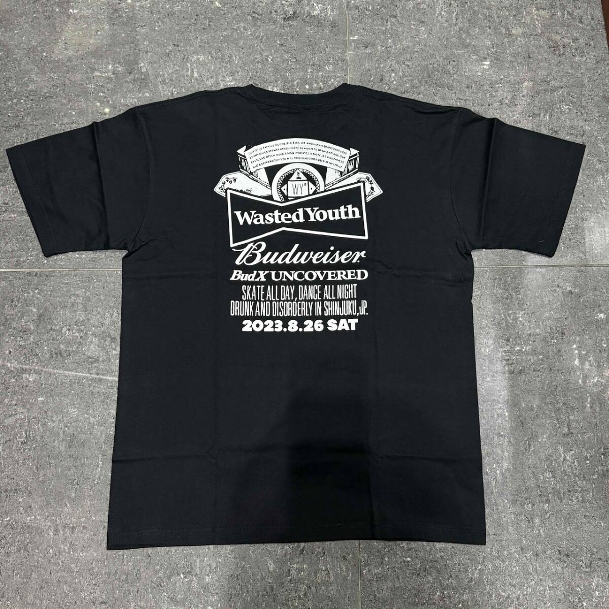 WASTED YOUTH BUDWEIZER T-SHIRT XLサイズ ウェイステッドユース バドワイザー半袖Tシャツ拍卖