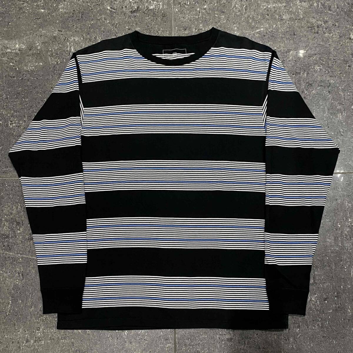 UNIFORM EXPERIMENT 22ss L/S MULTI BORDER TEE SIZE-3 UE-220013 ユニフォームエクスペリメント マルチボーダー 長袖Tシャツ拍卖