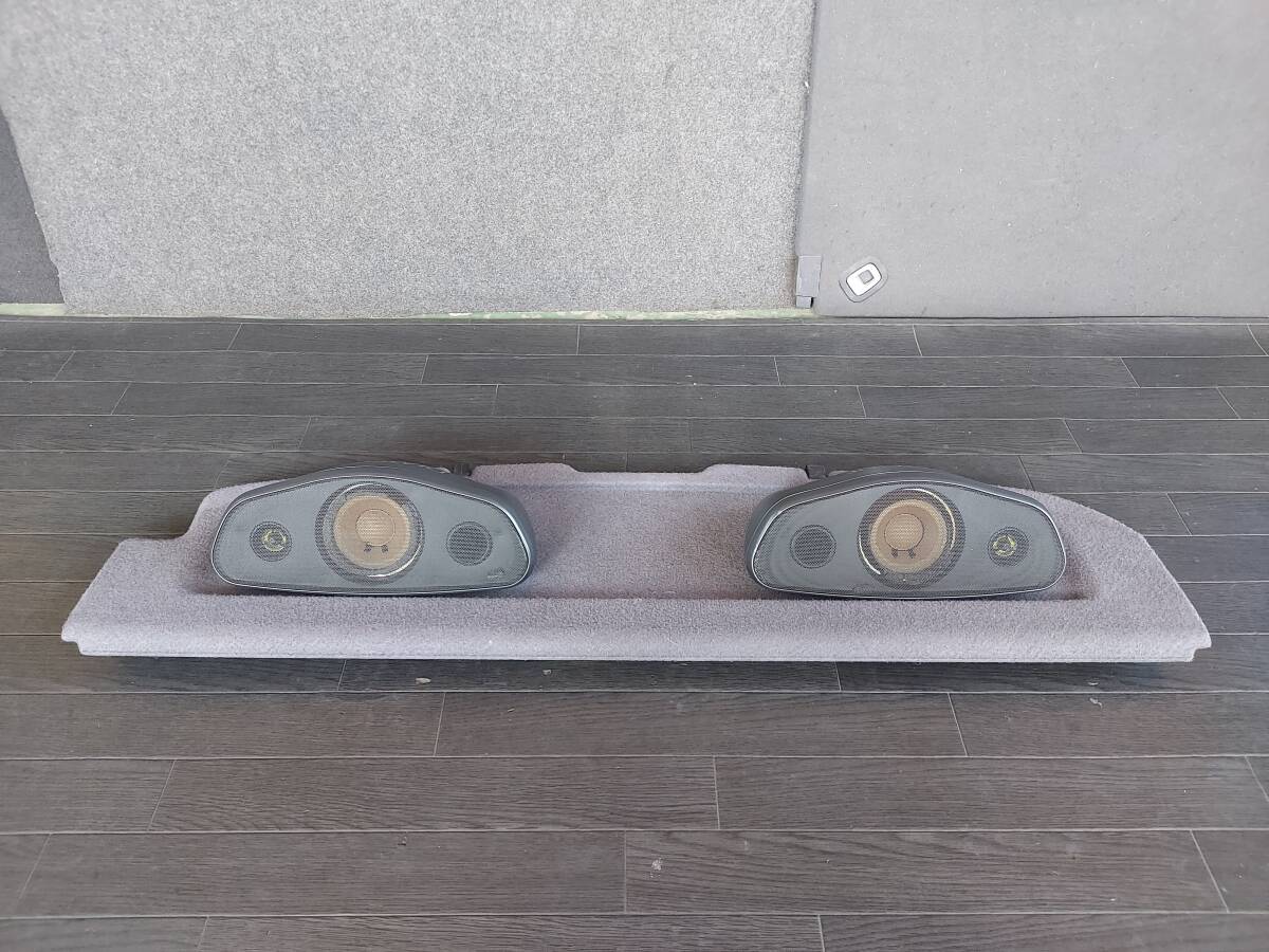 ジャンク 三菱 ミニカ ダンガン H31A H32A H36A リア ラゲッジ ボード MB946869 ダイアトーン DIATONE 左右 スピーカー付 未テスト品拍卖