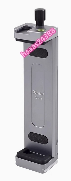 XILETU XJ15 三脚用 タブレットホルダー アルミ合金製 タブレットブラケット 2つArca-Swiss アルカスイスプレート&1/4ネジ穴付き 銀色拍卖
