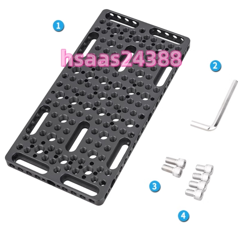 INNOREL チーズプレート 多用途カメラブラケット DIY可能 三脚アクセサリー ユニバーサルデザイン 撮影用 CP10拍卖