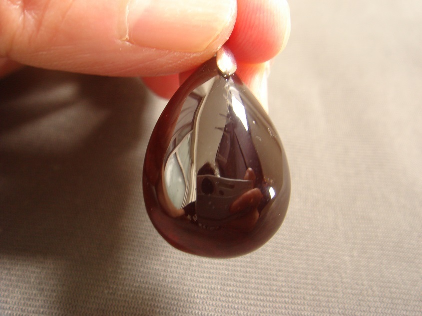 ★風水お守り,健康運UP,大粒天然ガーネットペンダントトップ☆M2拍卖