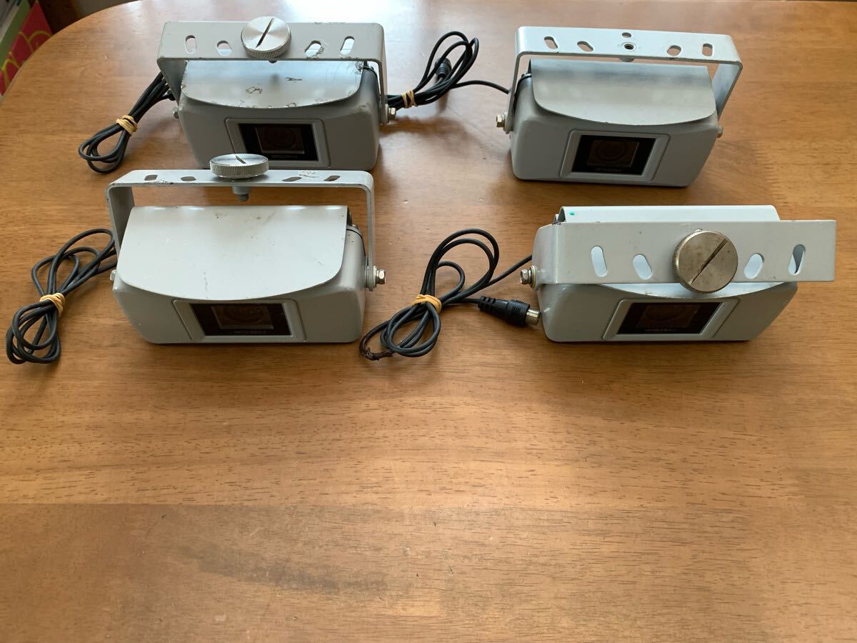 防犯カメラ 4台まとめて★三菱 屋外小型カラー 防犯カメラ カメラユニット CIT-743★ジャンク拍卖