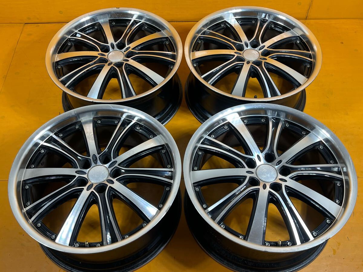 ★カスタムに!★ PRODUCED BY AI 19in 8.5j +35 pcd114.3 アルファード ヴェルファイア ハリアー ドレスアップ 4本セット拍卖