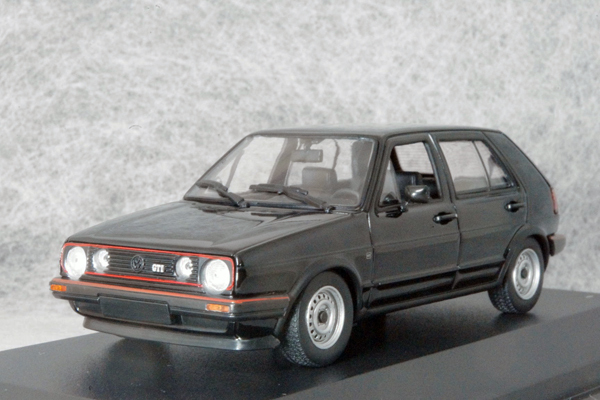 ● 1/43 VW 〓 ゴルフ 2 GTI / 1985年 ブラック 〓 Volkswagen MINICHAMPS拍卖