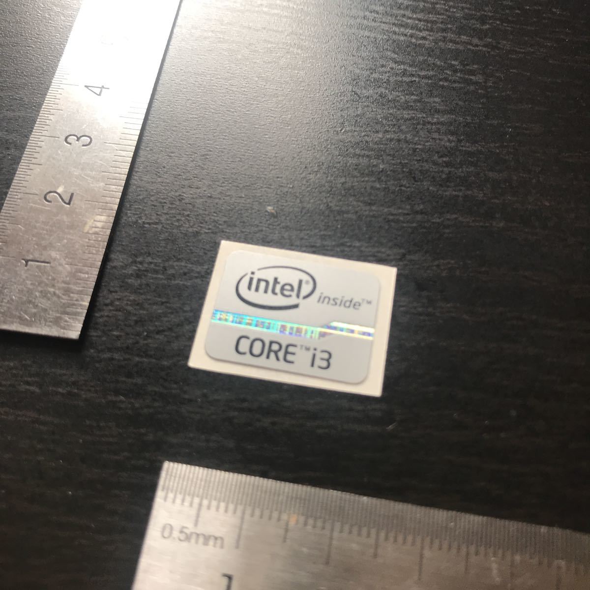 Intel inside CORE i3パソコンエンブレムシール銀色@2039拍卖