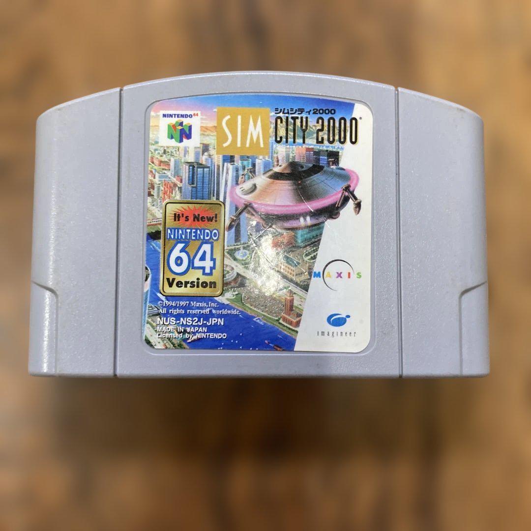 N64 SIM CITY 2000 NINTENDO64拍卖