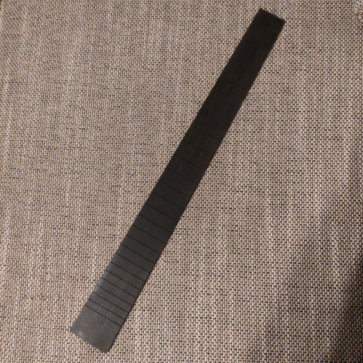 エボニー指板 フレット溝付き レスポールカスタム SG フライングV エクスプローラー フィンガーボード ギター材料 自作派 黒檀 送料無料拍卖