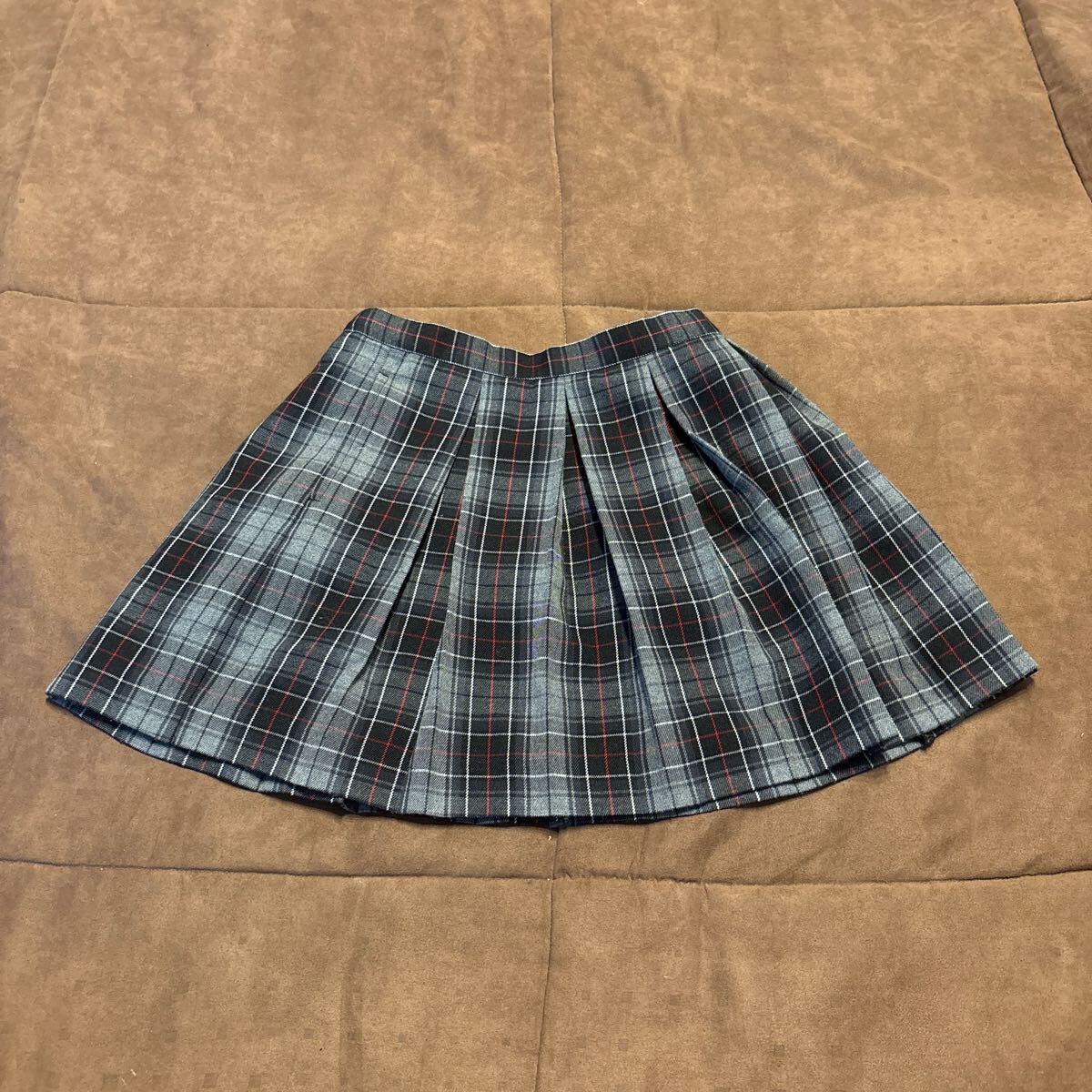 COMME CA ISM コムサイズム キッズ 女の子 チェック柄スカート サイズ110cm拍卖