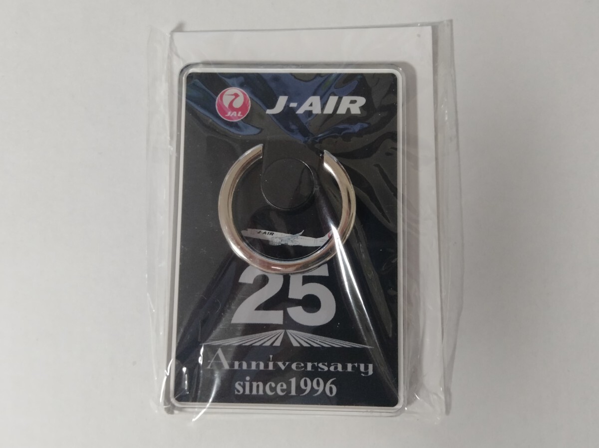 J-AIR◆25周年 スマホリング 黒◆JALグループ拍卖