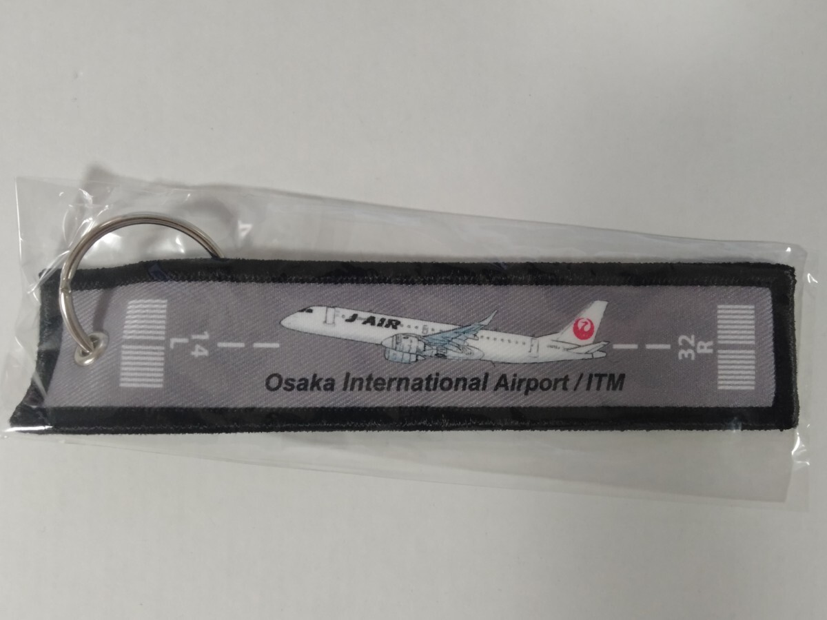 J-AIR◆大阪国際空港 フライトタグ(キーホルダー)黒◆JALグループ◆拍卖