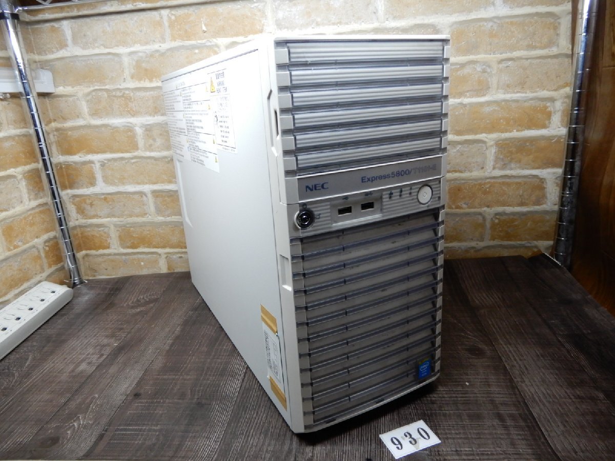 930☆Windows Server 2012★Xeon E3-1220V3★8GBメモリ★RDXドライブ★146GB x3個★NEC★タワー型PC★Express5800/T110f-E★N8100-2003Y拍卖