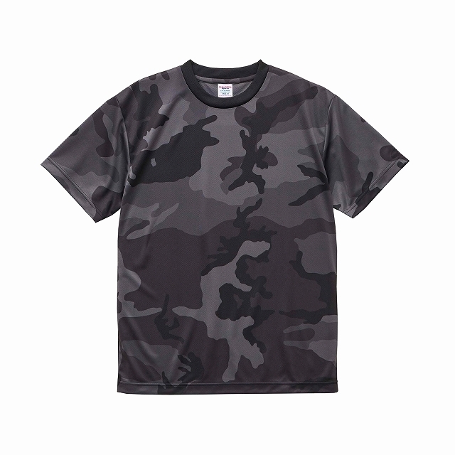 カモフラージュ Tシャツ ブラックウッドランド サイズS ドライアスレチック 拍卖