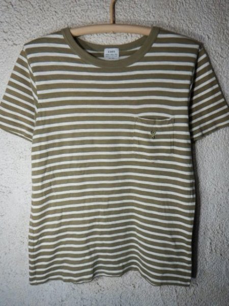 to7708 coen コーエン ボーダー デザイン tシャツ 人気 送料格安拍卖