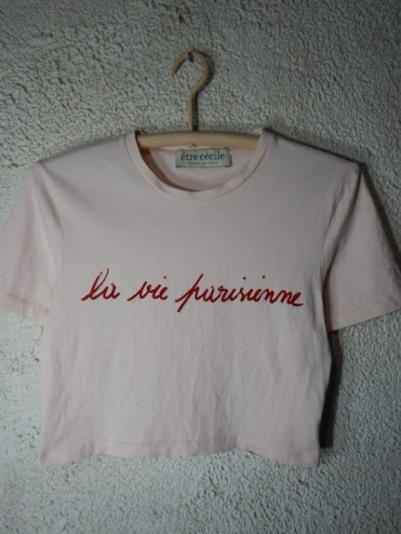 to7733 etre cecile tre ccile エトレ セシル ポルトガル製 レディース 半袖 tシャツ 人気 送料格安拍卖