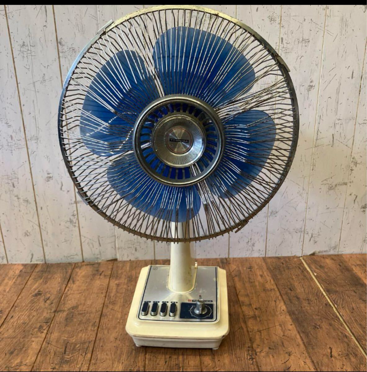 昭和レトロ 東芝 TOSHIBA D-30TV 扇風機 送風機 ファン タイマー レトロ扇風機 当時物 ビンテージ ヴィンテージ アンティーク拍卖