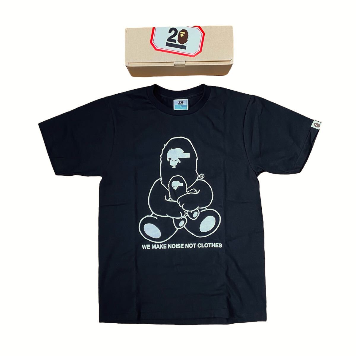 【新品未使用 A BATHING APE × UNDERCOVER / エイプ × アンダーカバー 20周年 コラボ Tシャツ メンズS ブラック 限定 JUN TAKAHASHI】拍卖