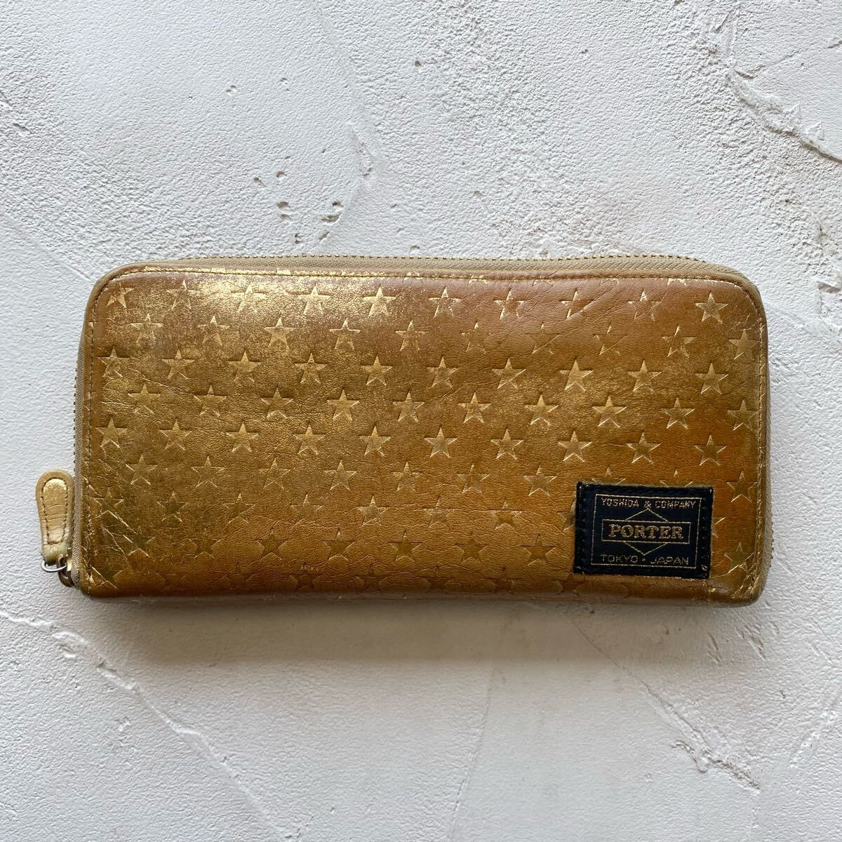 【HEAD PORTER ヘッドポーター 星 スター ゴールド 長財布 ロングウォレット 藤原ヒロシ 吉田カバン タンカー クラチカ キチゾー】拍卖