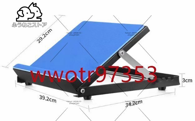 プロフェッショナルメタルスラントボード、ふくらはぎストレッチャー、4ポジション、エクササイズボード,傾斜ボード拍卖