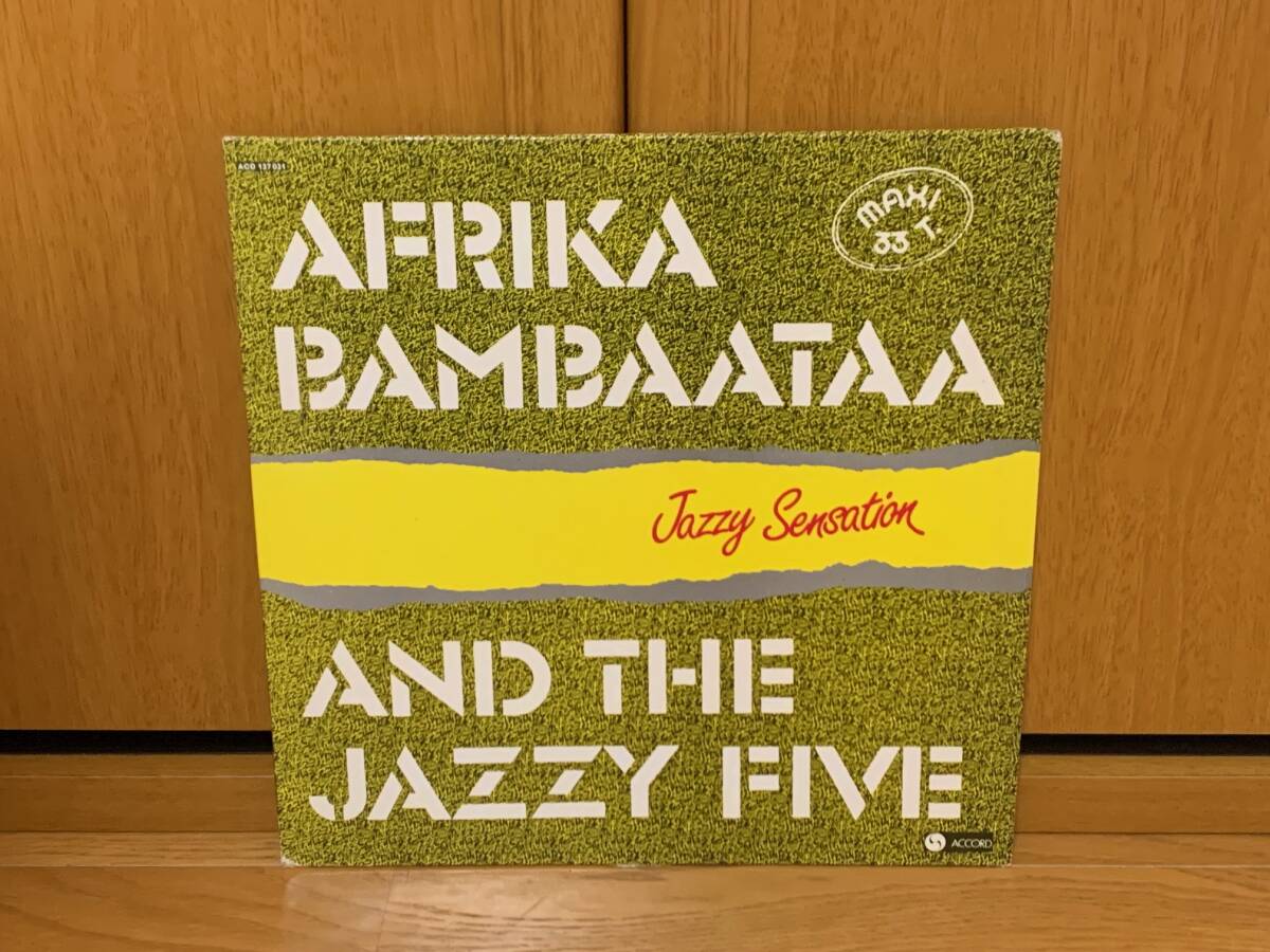 AFRIKA BAMBAATAA AND THE JAZZY FIVE ♪JAZZY SENSATION FRA オリジナル 拍卖