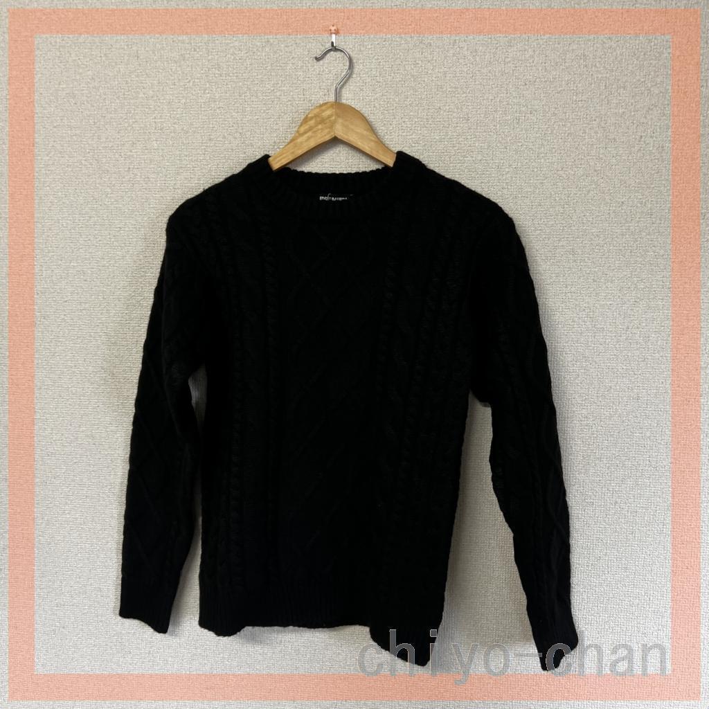 EDDIE BAUER エディーバウアーセーター ブラックL cstc-0277拍卖