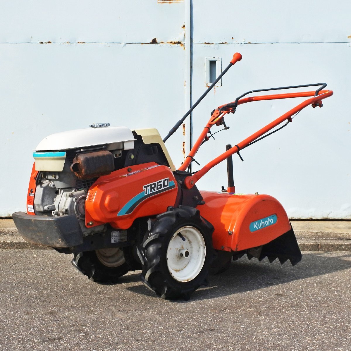【富山】未整備 クボタ 管理機 TR60 土の助Jr 作業幅約550㎜ 5.5馬力 正逆転 耕運機 耕うん機 ガソリン 家庭菜園 畑 野菜 倉庫内保管 中古拍卖