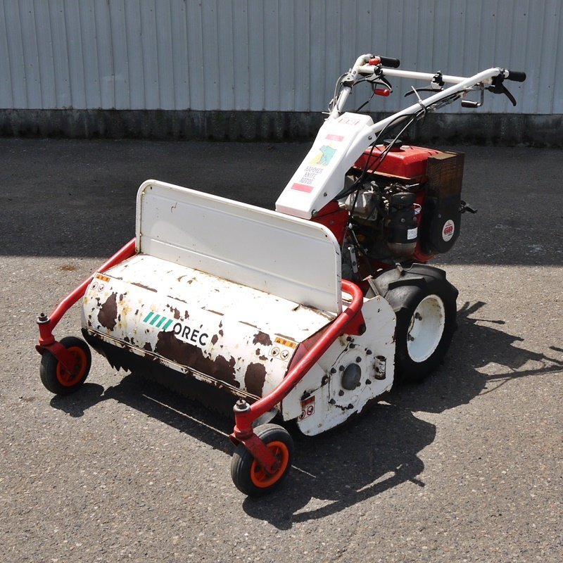 【新潟】刈幅約80cm オーレック ハンマーナイフモア HR802 自走式 草刈機 草刈り機 芝刈機 刈払機 中古 モア モアー ローター 倉庫保管拍卖
