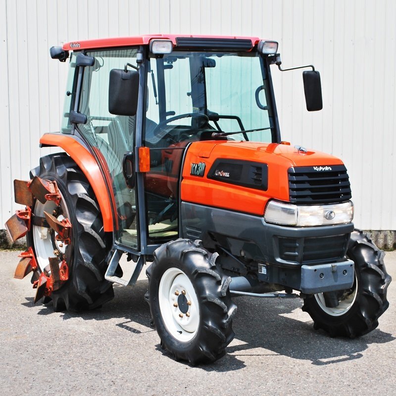 【新潟】30馬力 クボタ トラクター KL30 パワステ 自動水平 自動深耕 軽油 ディーゼル 2/4WD 倍速ターン AD倍速 Eオート 中古 倉庫保管拍卖