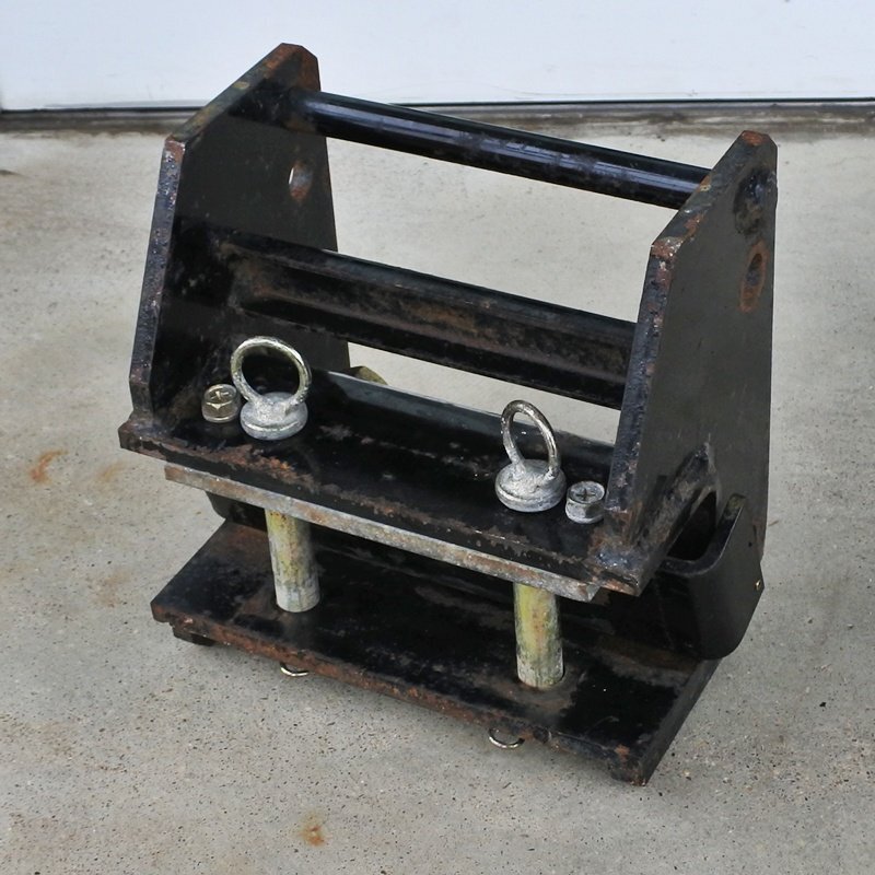 【山形】トラクター デプス用 取付金具 トラクター用反転式 丸型 作業機 取付け 金具 培土 ロータリー パーツ 部品 アタッチメント 中古拍卖