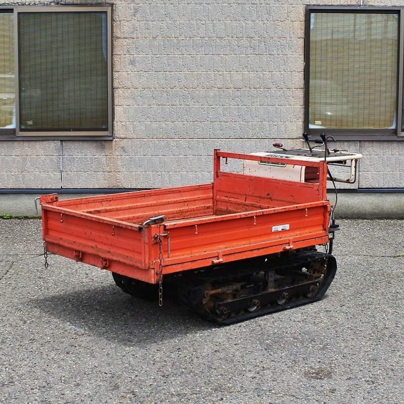 【山形】佐藤 運搬車 SC-430-LD 450kg クローラー 運搬 サトー 堆肥運搬 キャリア リコイル ガソリン ダンプ キャリー 倉庫保管 中古 東北拍卖