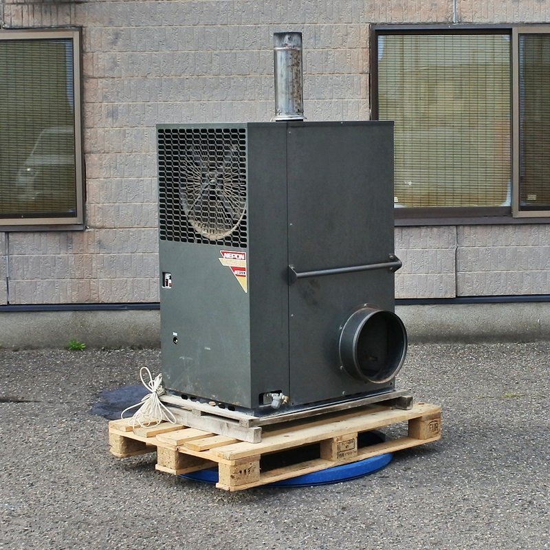 【山形】ネポン 小型温風機 KA-321T ハウス加温機 三相200V カオンキ ハウス 温風器 送風機 野菜 灯油 ヒーター 暖房 倉庫保管 中古 東北拍卖