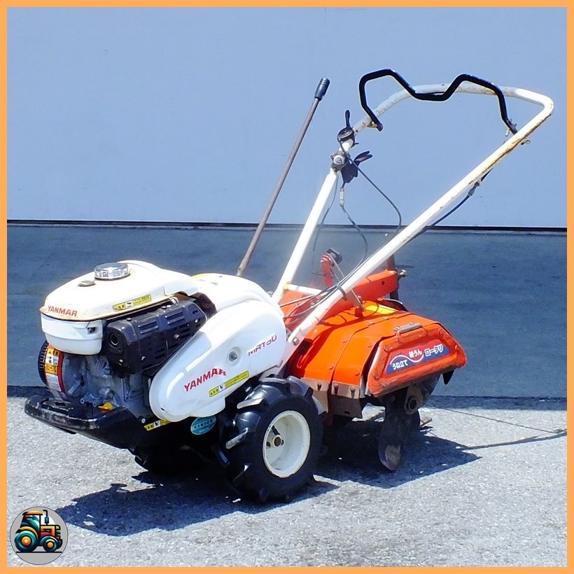 【群馬】管理機 耕運機 ヤンマー MRT5U ポチ 約5馬力 作業幅約450mm 歩行型 ミニ耕うん機 畝立て ロータリー 中古 畑 耕耘 耕運 小型拍卖