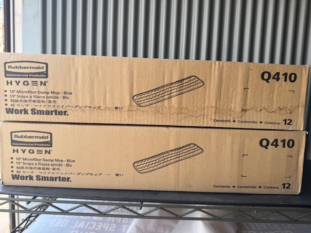 ラバーメイド フラットモップ  藍色  青 46cm 12枚入り拍卖