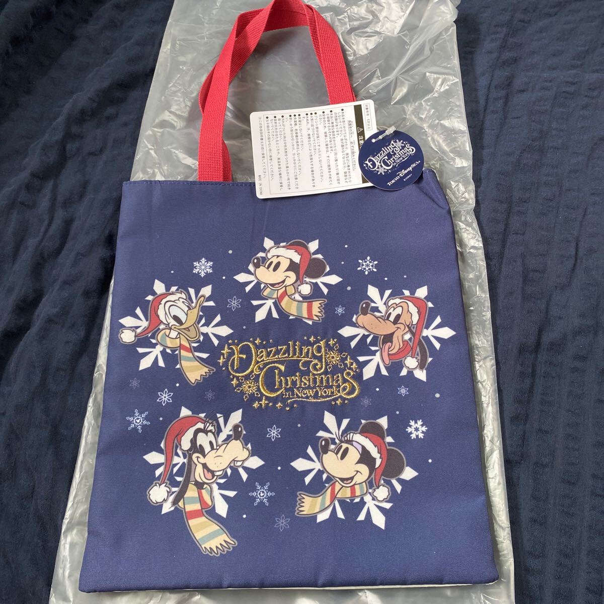 TDS Dazzling Christmas トートバッグ ディズニー拍卖