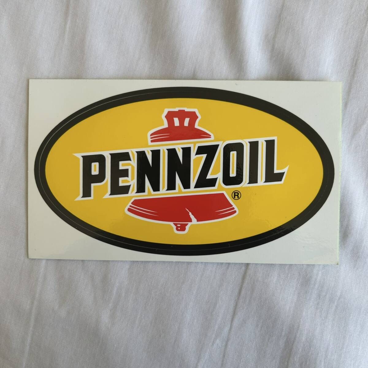 PENNZOIL ペンズオイル 楕円形 ロゴ風 ステッカー拍卖