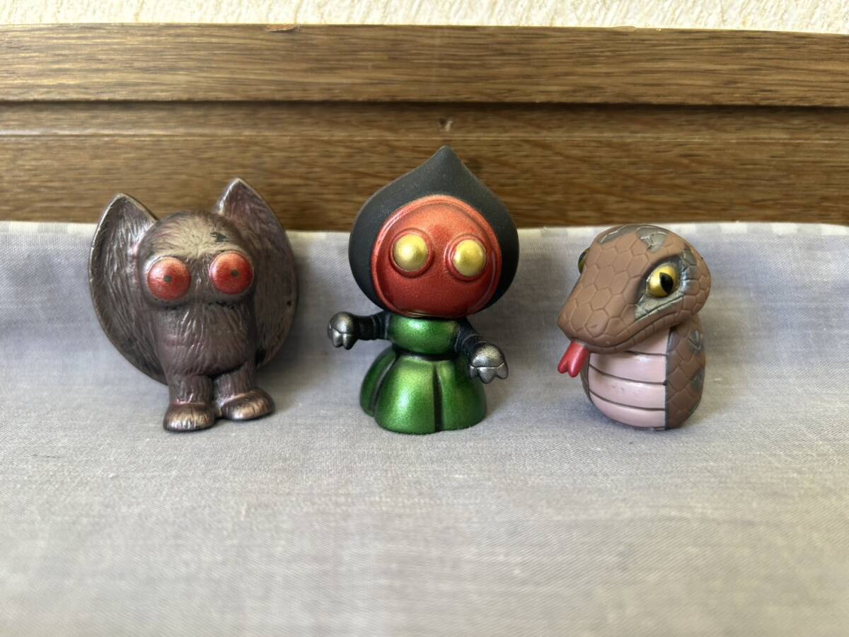 未確認動物 UMA フラットウッズモンスター モスマン ツチノコ ミニソフビフィギュア 3set 拍卖