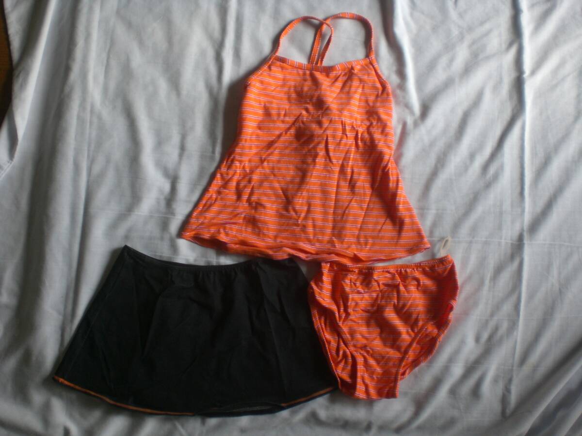 35 水着 スイミングウェア タンキニ 3点set 160 eco拍卖