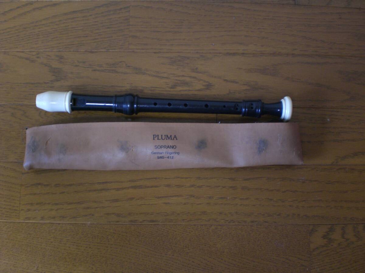 20 リコーダー PLUMA プルーマ SOPRANO RECORDER ソプラノリコーダー SRG-412拍卖