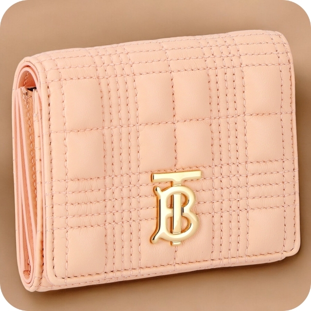 バーバリー 三つ折り財布 レディース ブランド BURBERRY 8056100 ライトピンク拍卖