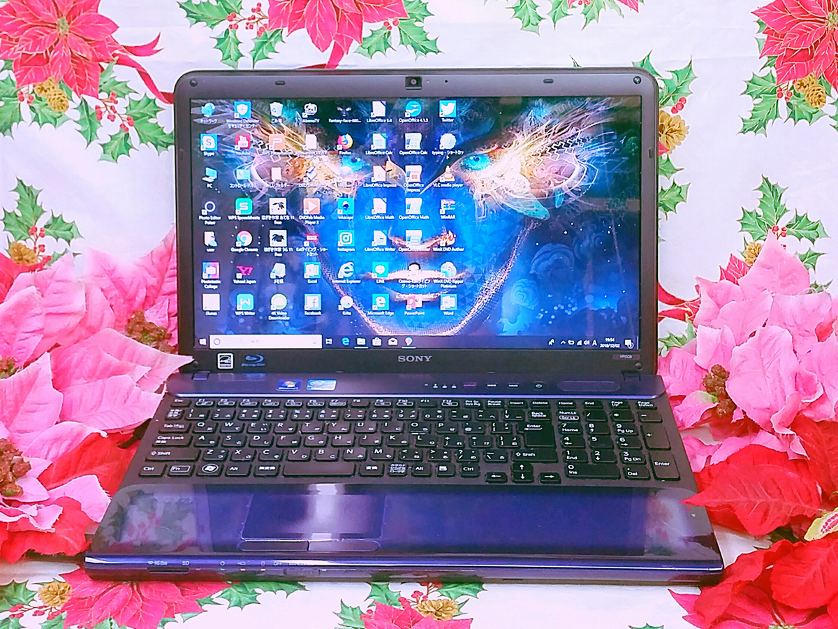 極上品2世代Core-i5/大人気SONY VAIO/ダーク色/ブルーレイ/ソフト多数/テレワーク/爆速SSD256/高速8GB/Win11/DVD焼き/オフィス拍卖