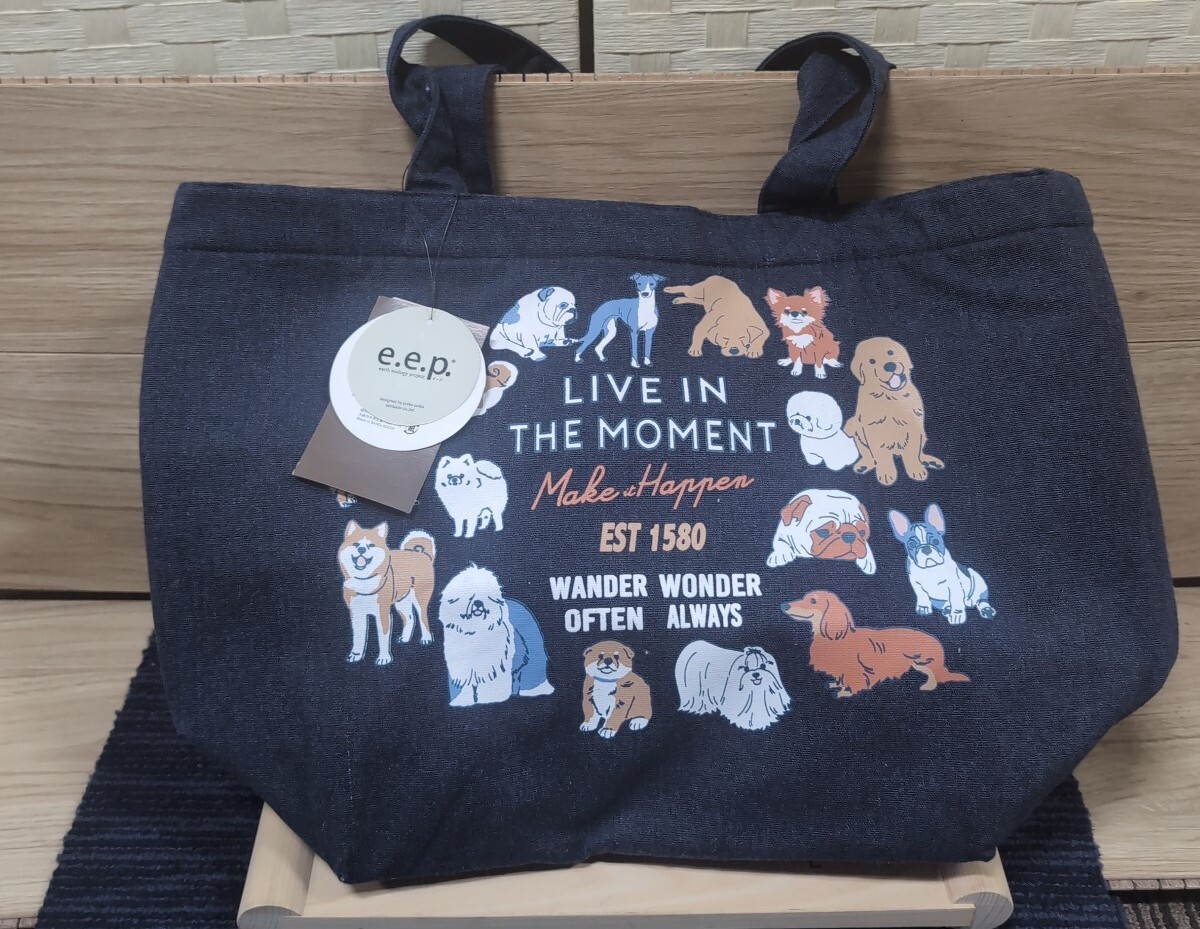 保冷鞄【新品未使用】保冷・保温バック e.e.p イープ ワンちゃん柄拍卖