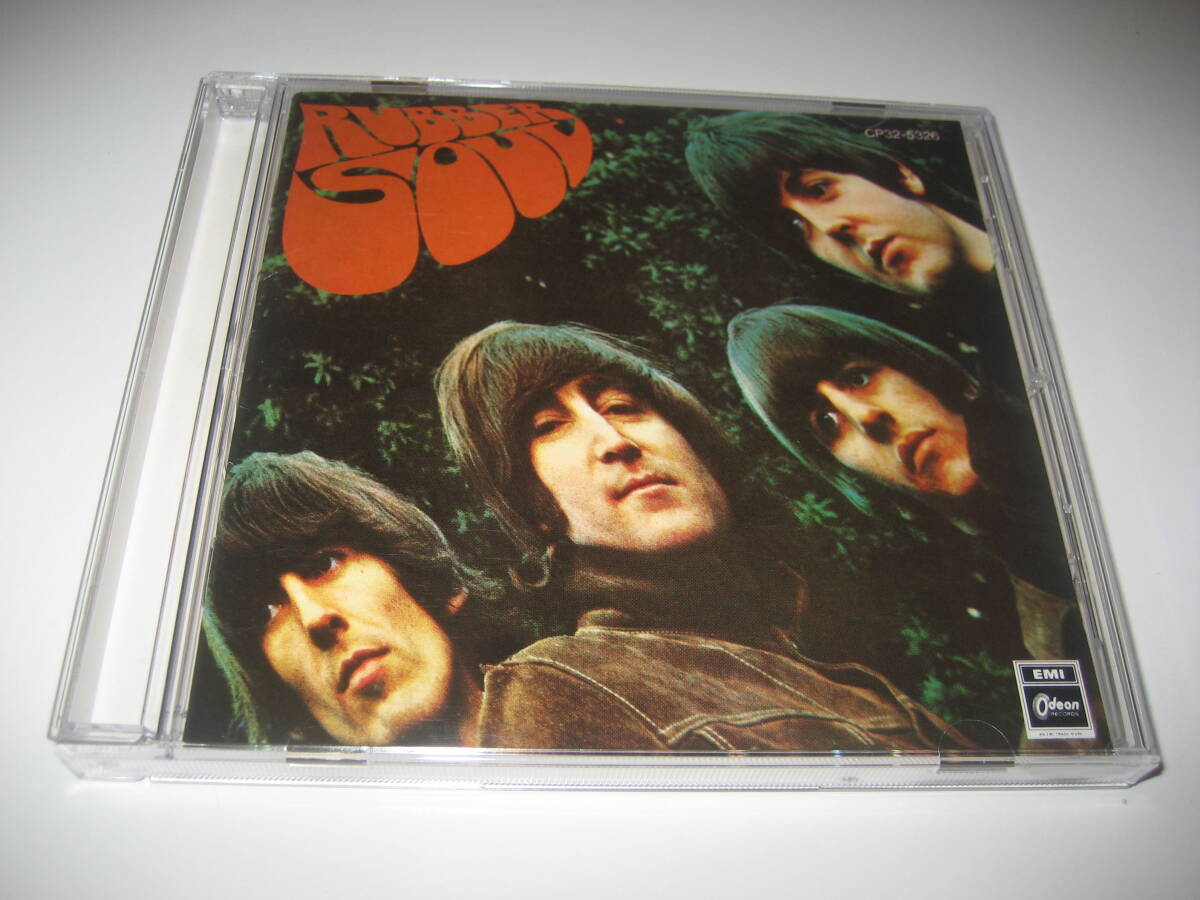 ●国内盤、日本語解説あり、THE BEATLES 「RUBBER SOUL」1965作品、1988盤、東芝EMI拍卖