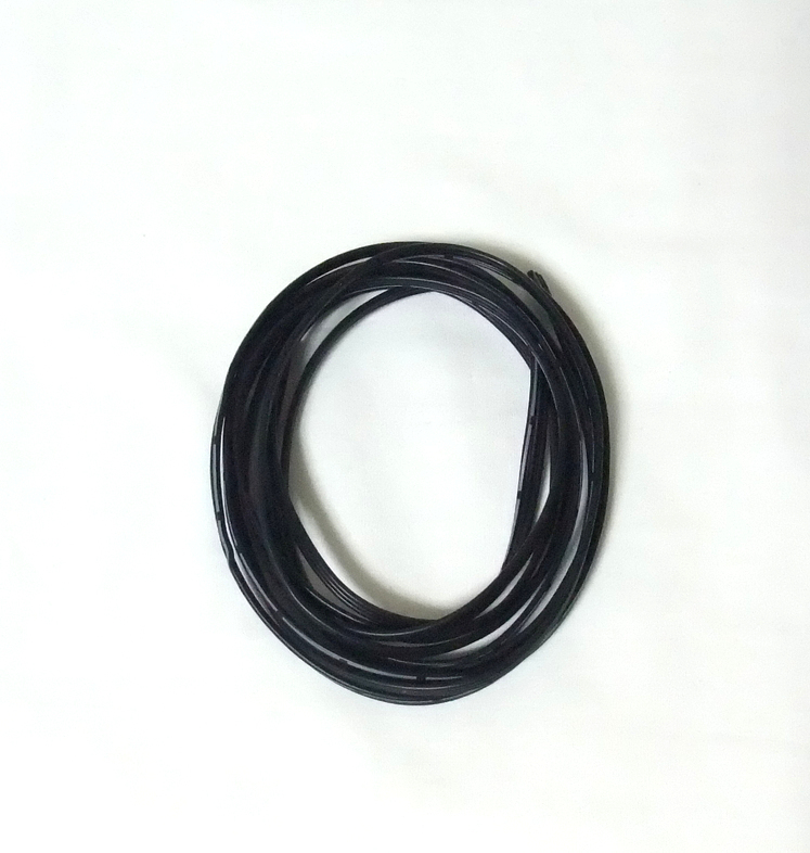 シリコンワイヤーAWG24 黒-黒-黒3列 平行電線2m(極性識別可能、新品)拍卖