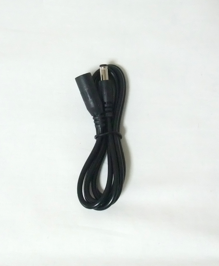 外径5.5mm内径2.1mmサイズDC電源延長ケーブル約0.9m(オス-メス、黒色、新品)拍卖