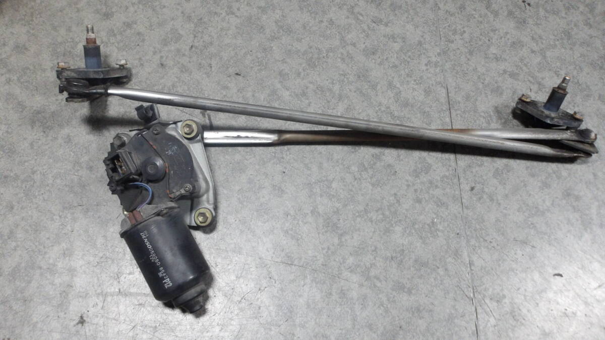 ラパンHE21SアルトラパンK6Aターボ黒 ZJ3純正フロント ワイパーリンク 部品取り車あります ワイパー モーター 059050-8542拍卖