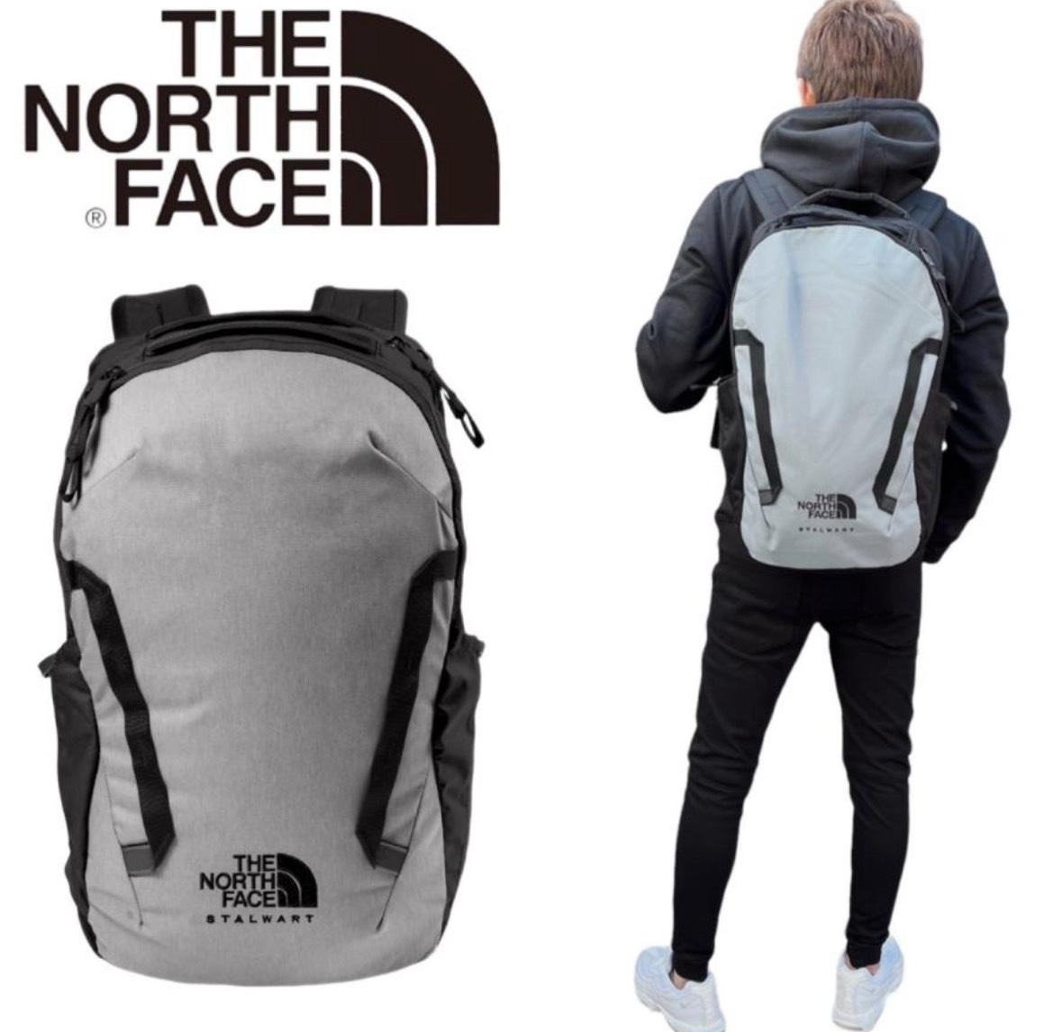 ザ ノースフェイス リュック カバン バックパック NF0A52S6 グレー 27L メンズ レディース THE NORTH FACE STALWART BACKPACK 新品拍卖