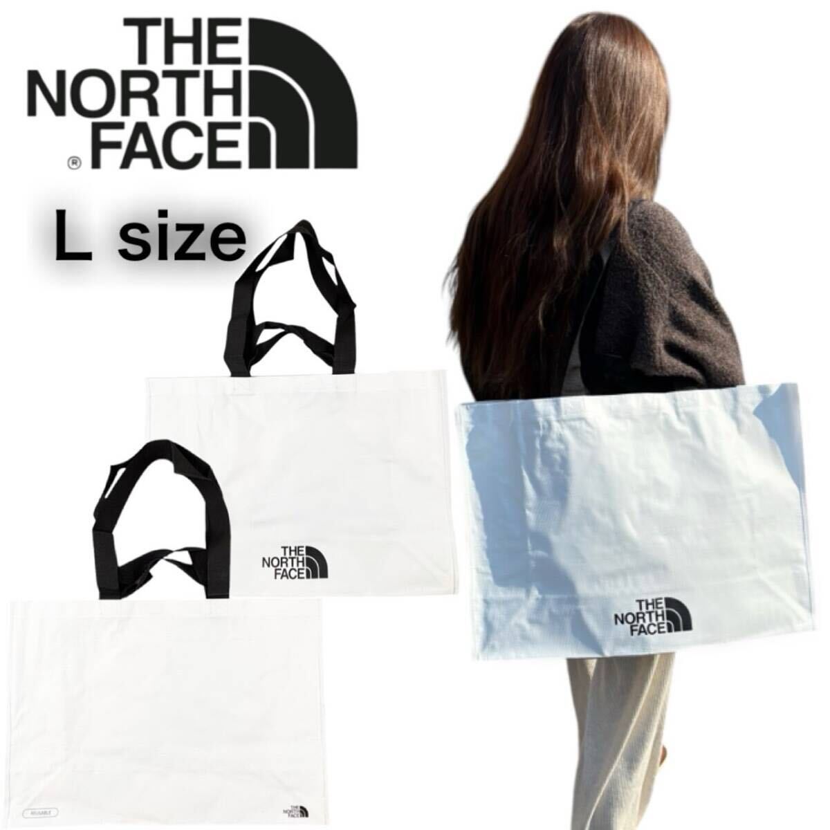 ザ ノースフェイス The North Face トートバッグ カバン エコバッグ バッグ 大容量 買い物バッグ ランドリー ビーチバッグ Lサイズ 新品拍卖